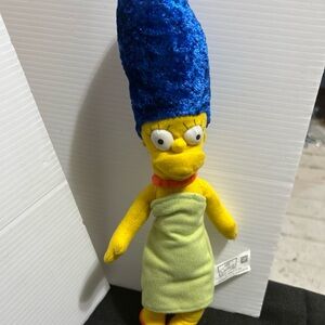 Marge Simpson Plush Doll - Blue Hair, Yellow Body